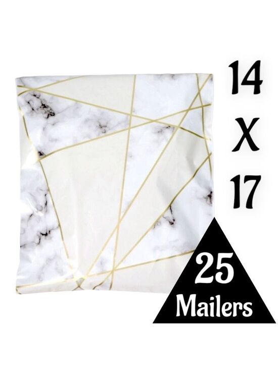 Other - 25 14X17 Marble Poly Mailers PRICE IS FIRM